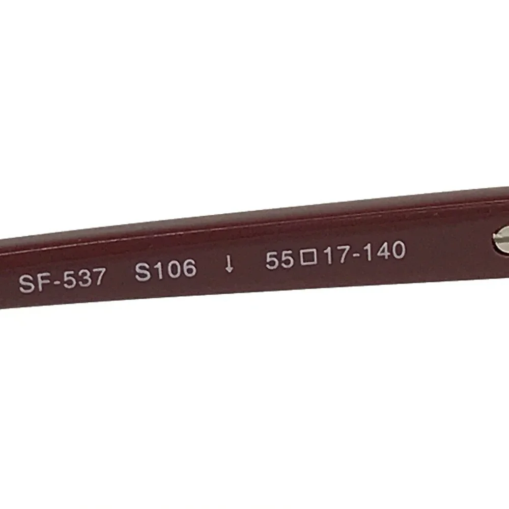 SuperFlex Eyeglasses Frames SF-537 S106 Red Gold Cat Eye Square 55-17-140